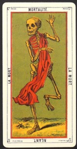 DEATH tarot egyptien grand jeu de oracles des dames